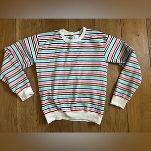 Women’s Small Striped Multicolor Sweatshirt